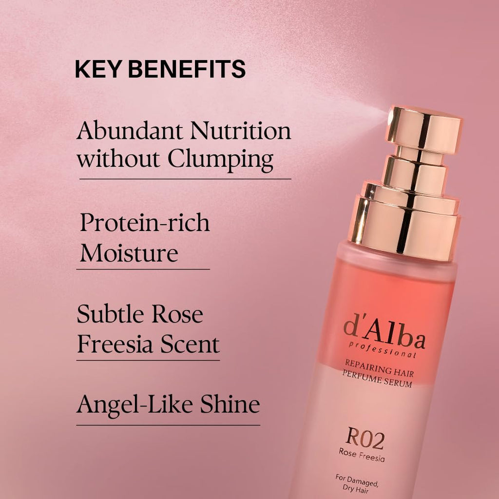d'alba Piedmont White Truffle Repairing Hair Serum – Fragrance & Shine (1.69 fl oz)