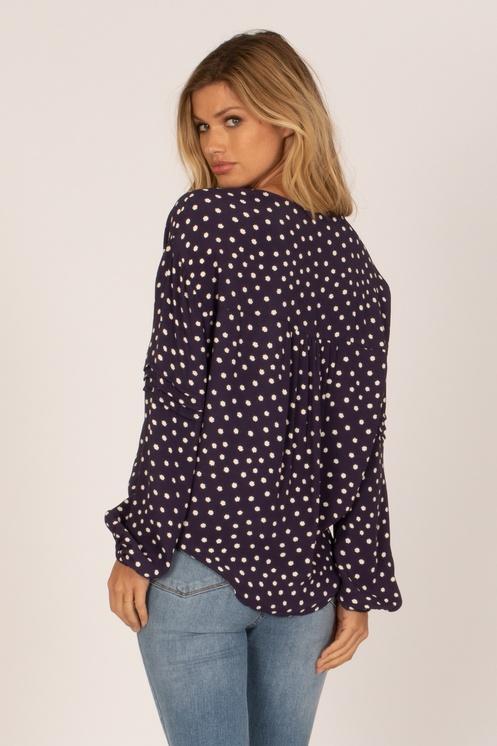 Amuse society Aria L/S woven top