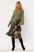 Amuse Society Holly woven midi skirt