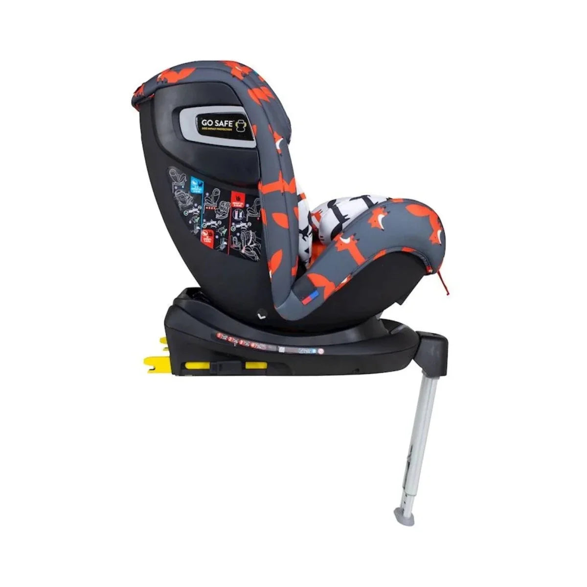Cosatto All in All 360 Rotate i-Size Car Seat - Charcoal Mister Fox