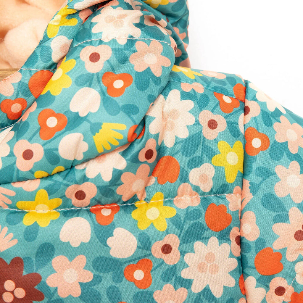 HelloBaby Basic Flower Printed Eared Coa - Printed