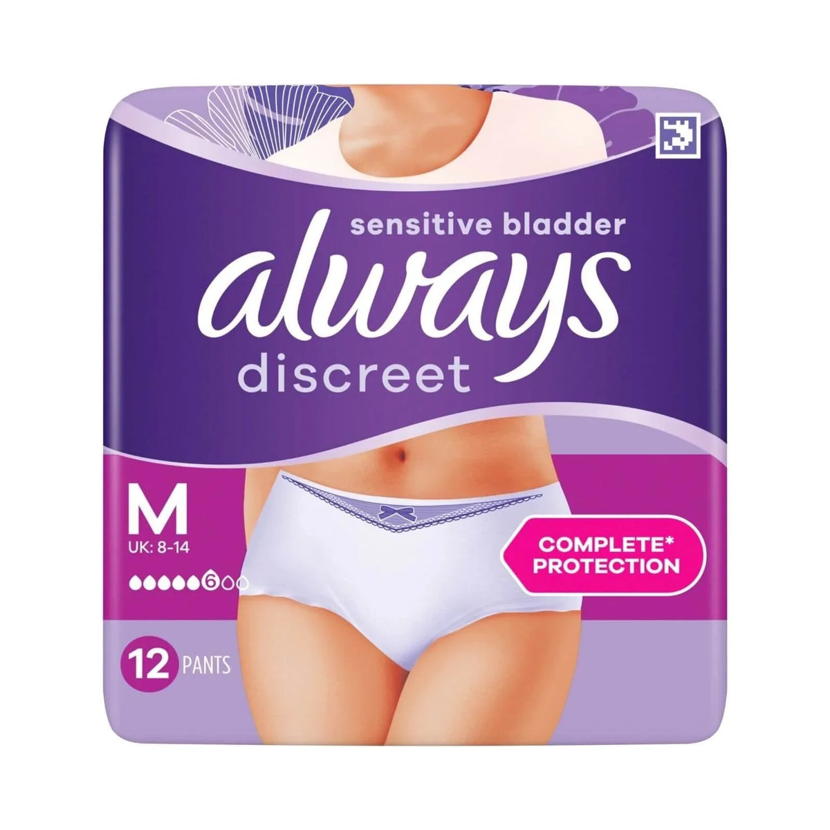 Always Discreet Pants Normal Medium 12 pcs