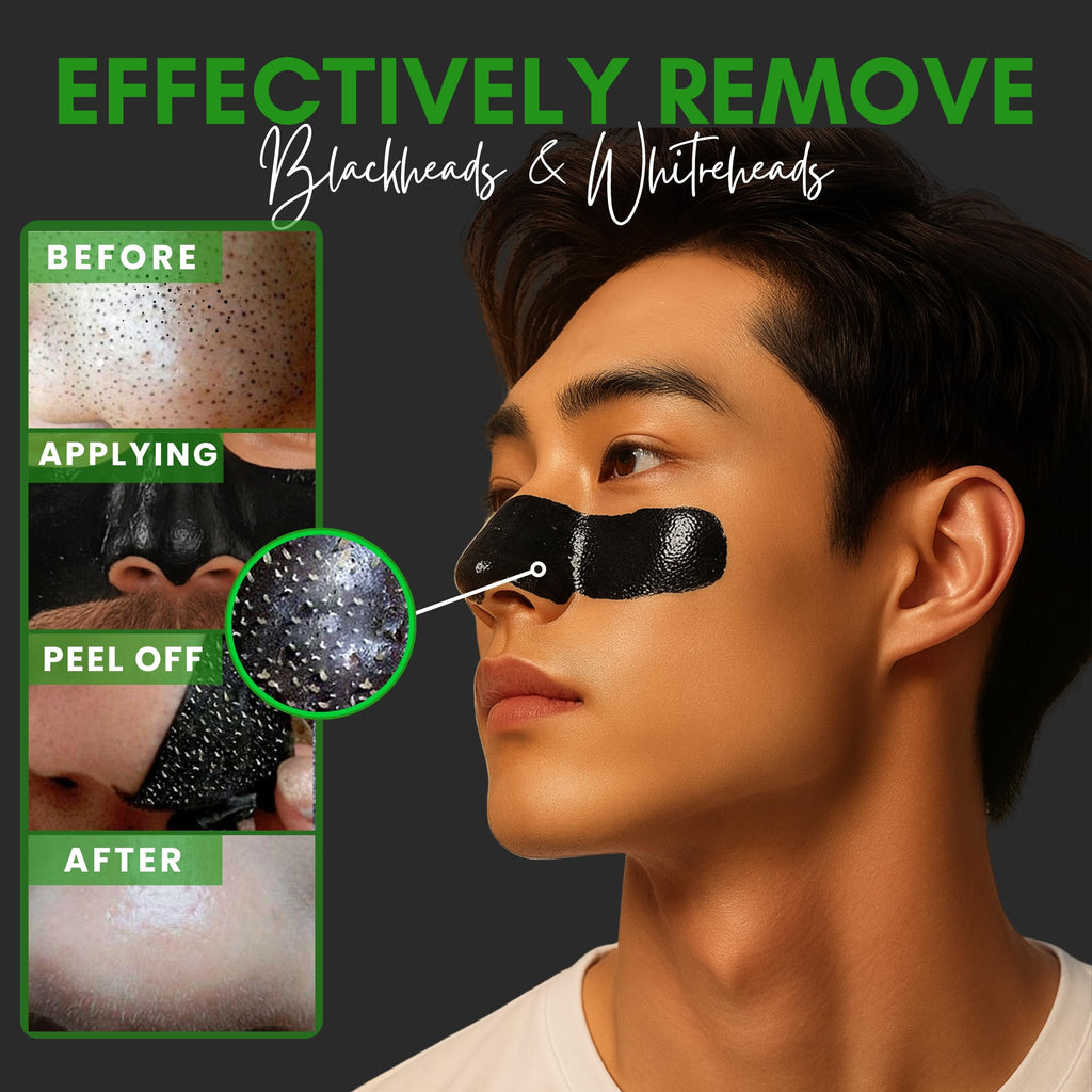 DAAZZS Blackhead Remover Mask – Charcoal Peel-Off Kit for Deep Pore Cleansing & Purifying