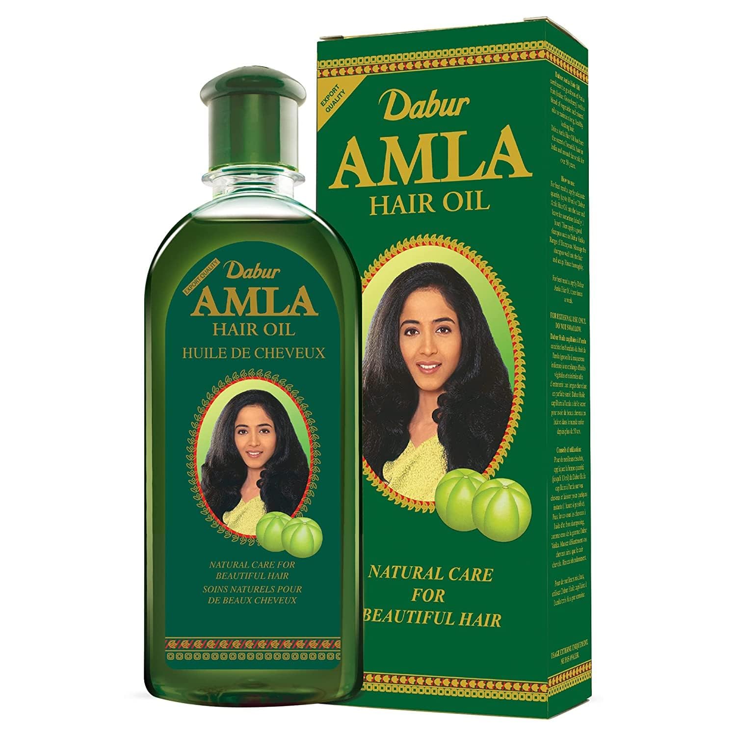 Dabur Amla Hair Oil – Indian Natural Hair Care for Healthy, Moisturized Hair