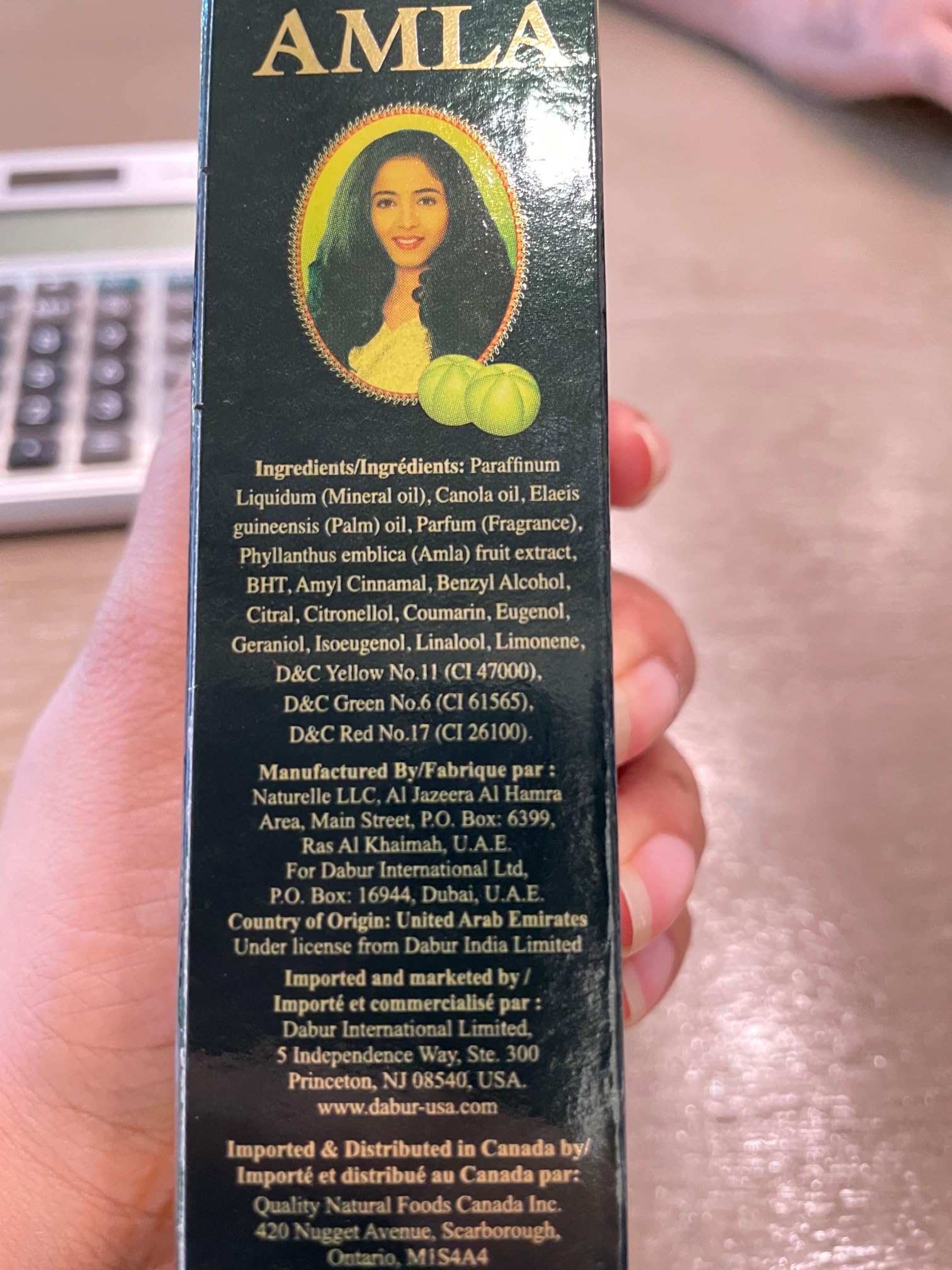 Dabur Amla Hair Oil – Indian Natural Hair Care for Healthy, Moisturized Hair