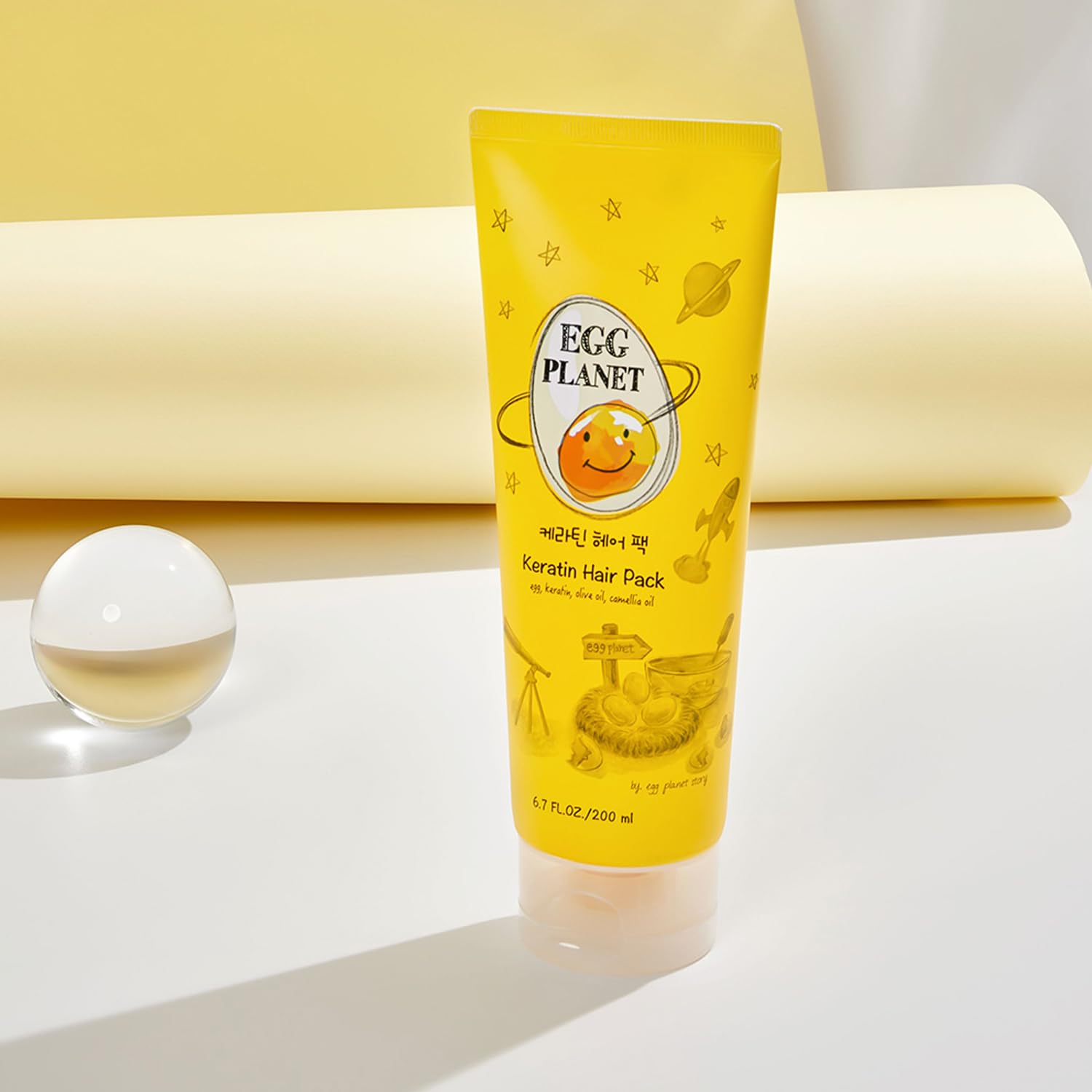 Daeng Gi Meo Ri Egg Planet Keratin Pack - Deep Conditioning for Damaged Hair, 200ml