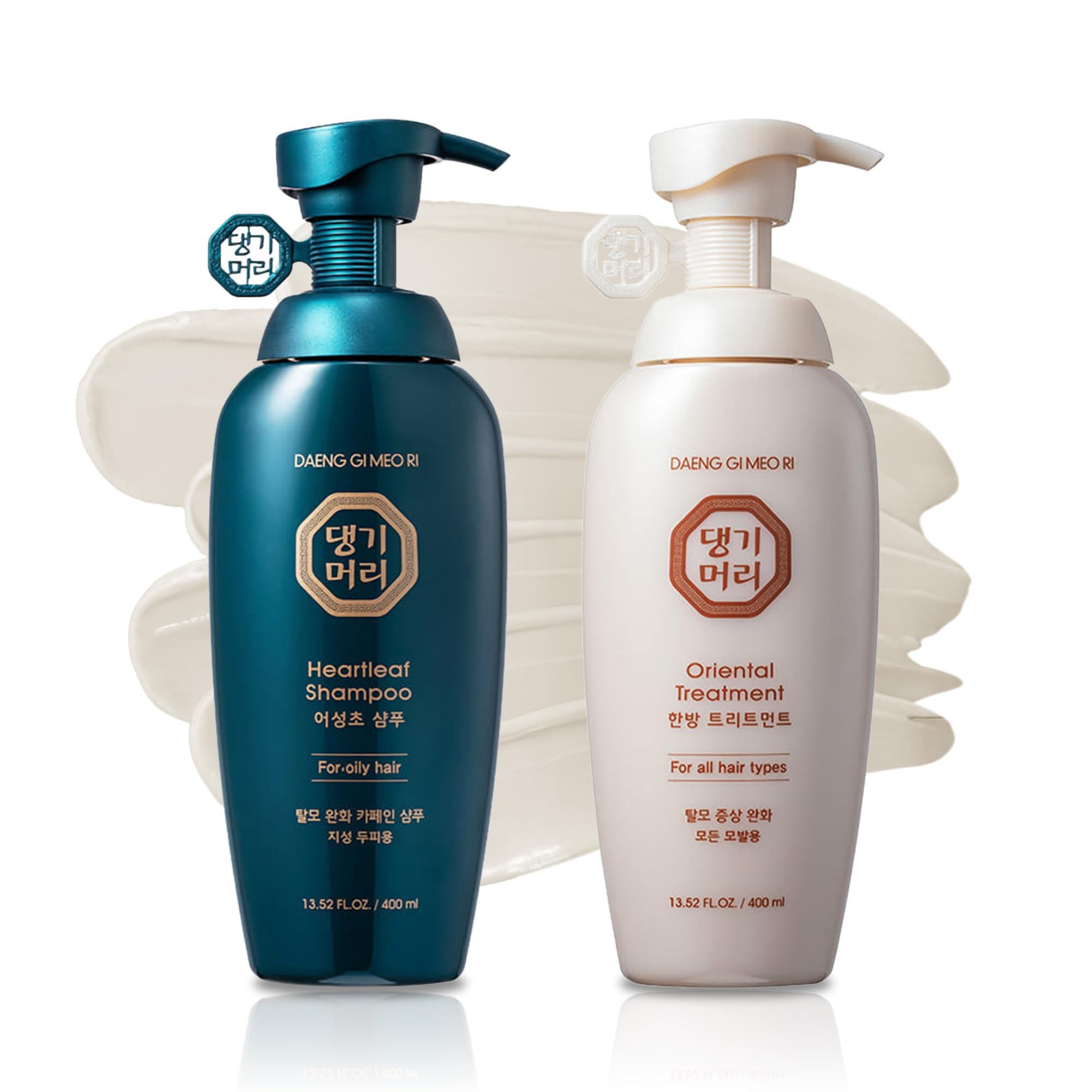 Daeng Gi Meo Ri Hair Loss Care Set – Shampoo for Oily Hair + Treatment for All Hair Types, 13.5 FL OZ