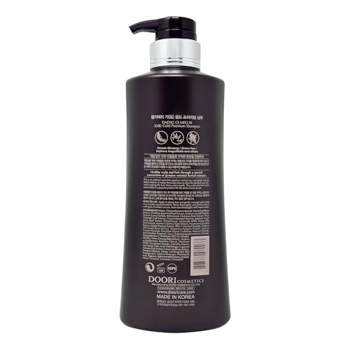 Daeng Gi Meo Ri Ki Gold Premium Shampoo – Hair Growth & Deep Moisture, No Artificial Color, 16.9 Fl Oz