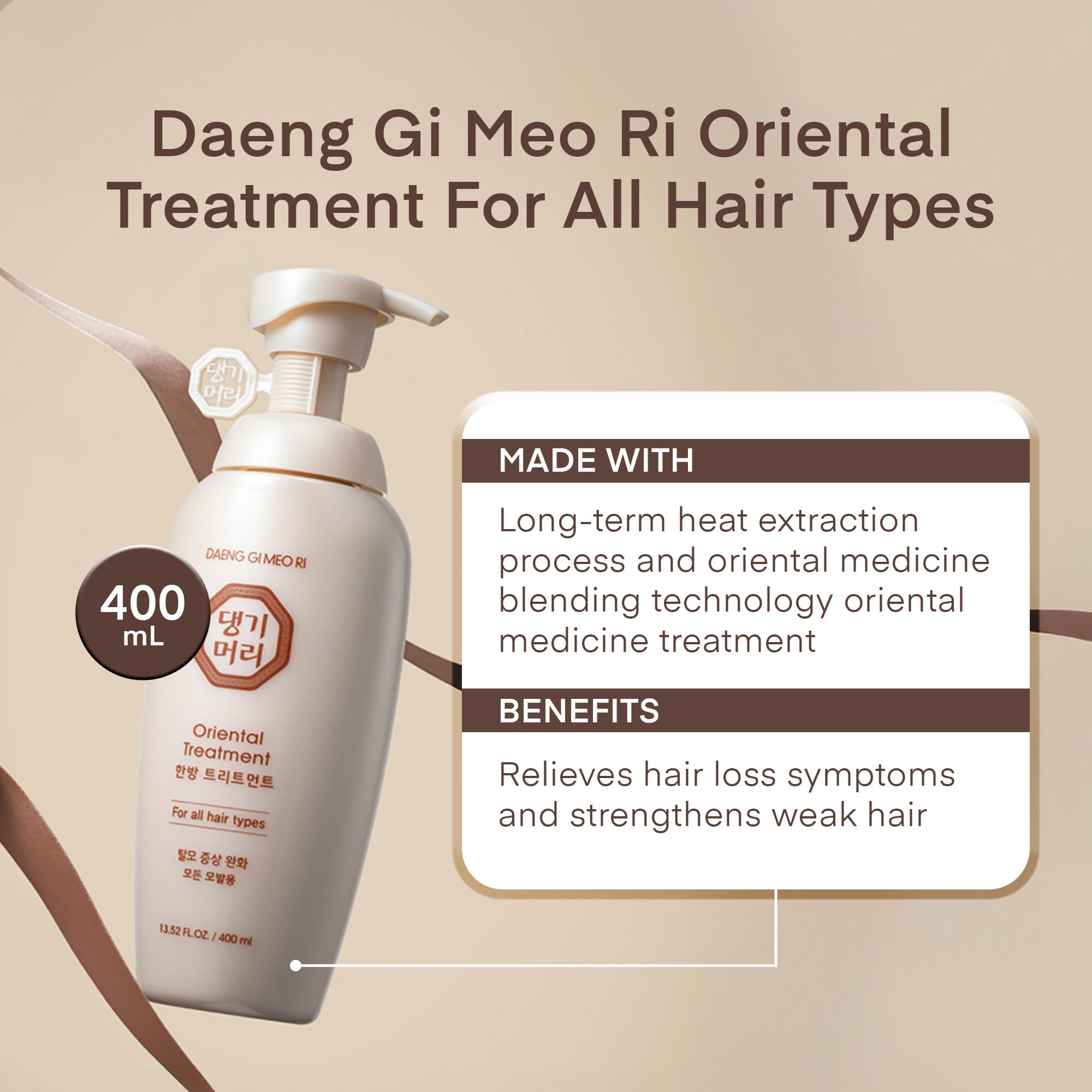 Daeng Gi Meo Ri Hair Loss Care Set – Shampoo for Oily Hair + Treatment for All Hair Types, 13.5 FL OZ