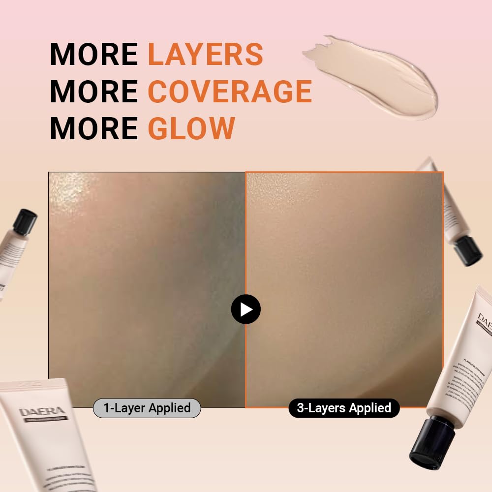 DAERA Kang Shining Korean BB Tinted Moisturizer Cream Neutral 1 Color Self-Adjusting Lightweight Buildable Coverage