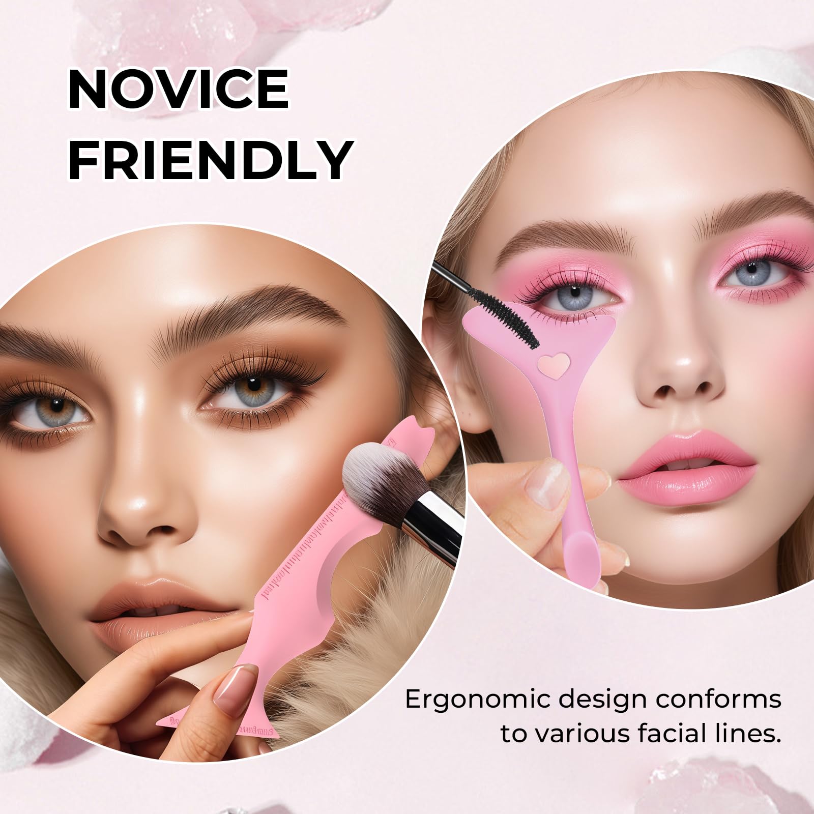 DAGEDA 3-Pcs Eyeliner Stencils Set | Reusable Silicone Eye Makeup Tool
