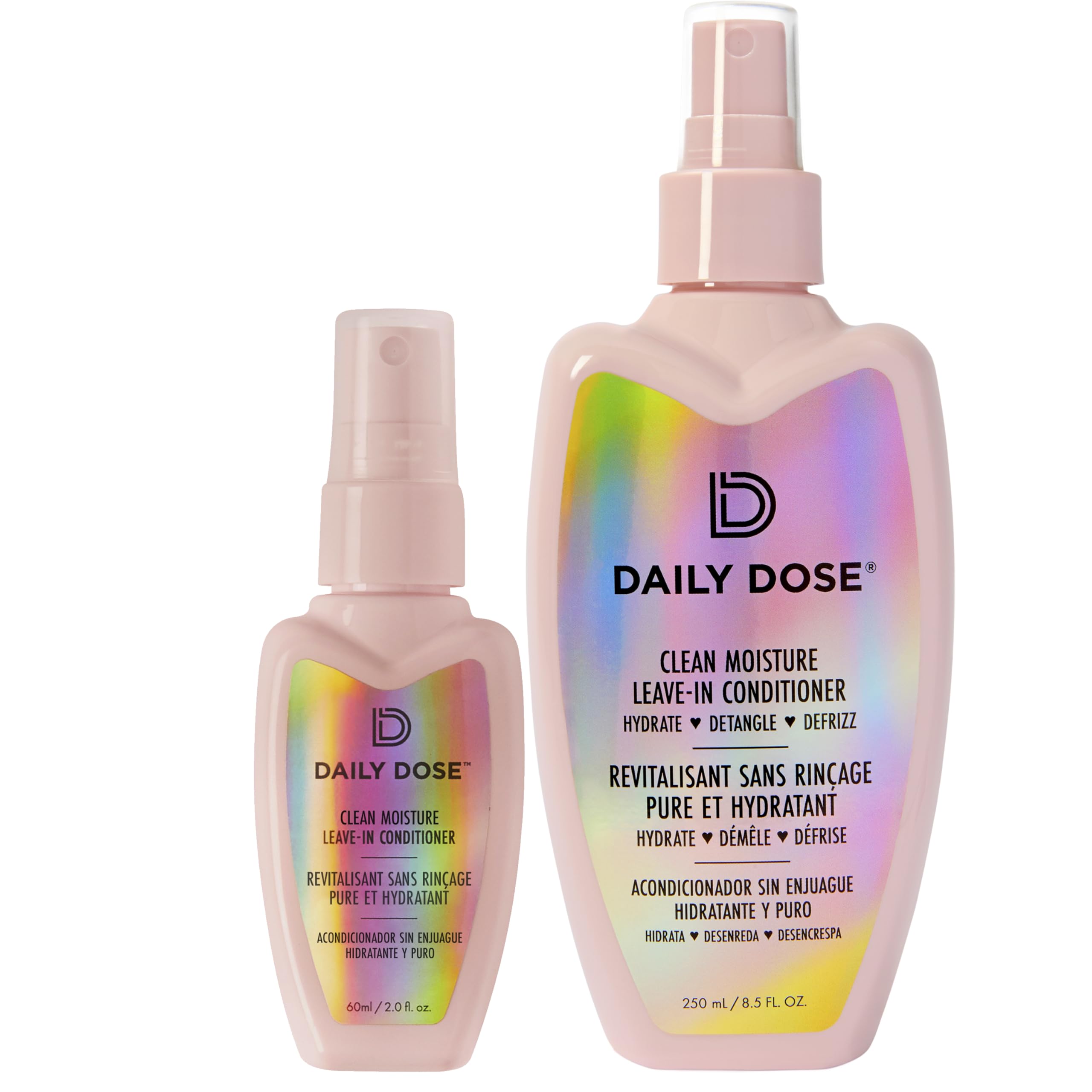 DAILY DOSE Leave-In Conditioner Duo — 8.5oz + 2oz, Award-Winning Detangler