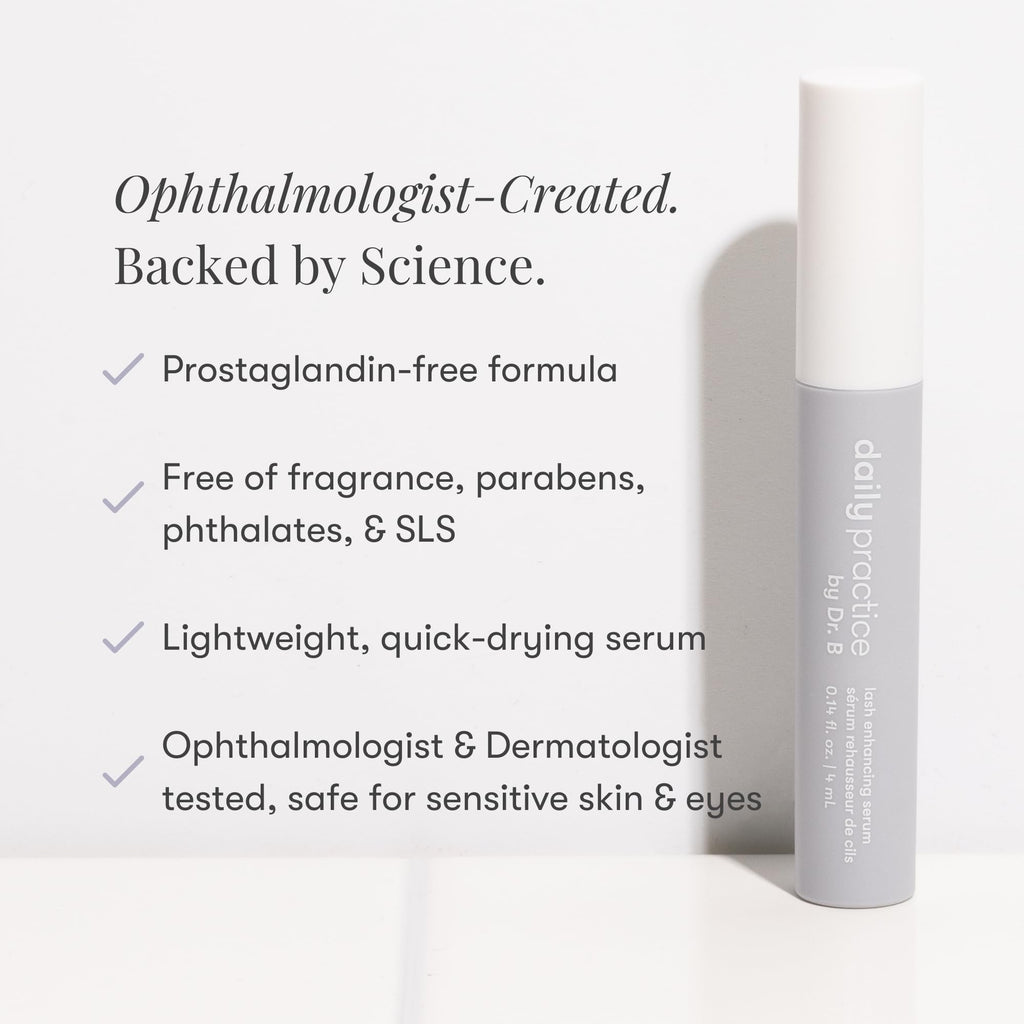Daily Practice by Dr. B Lash Serum – Peptides, Biotin & Hyaluronic Acid for Lashes
