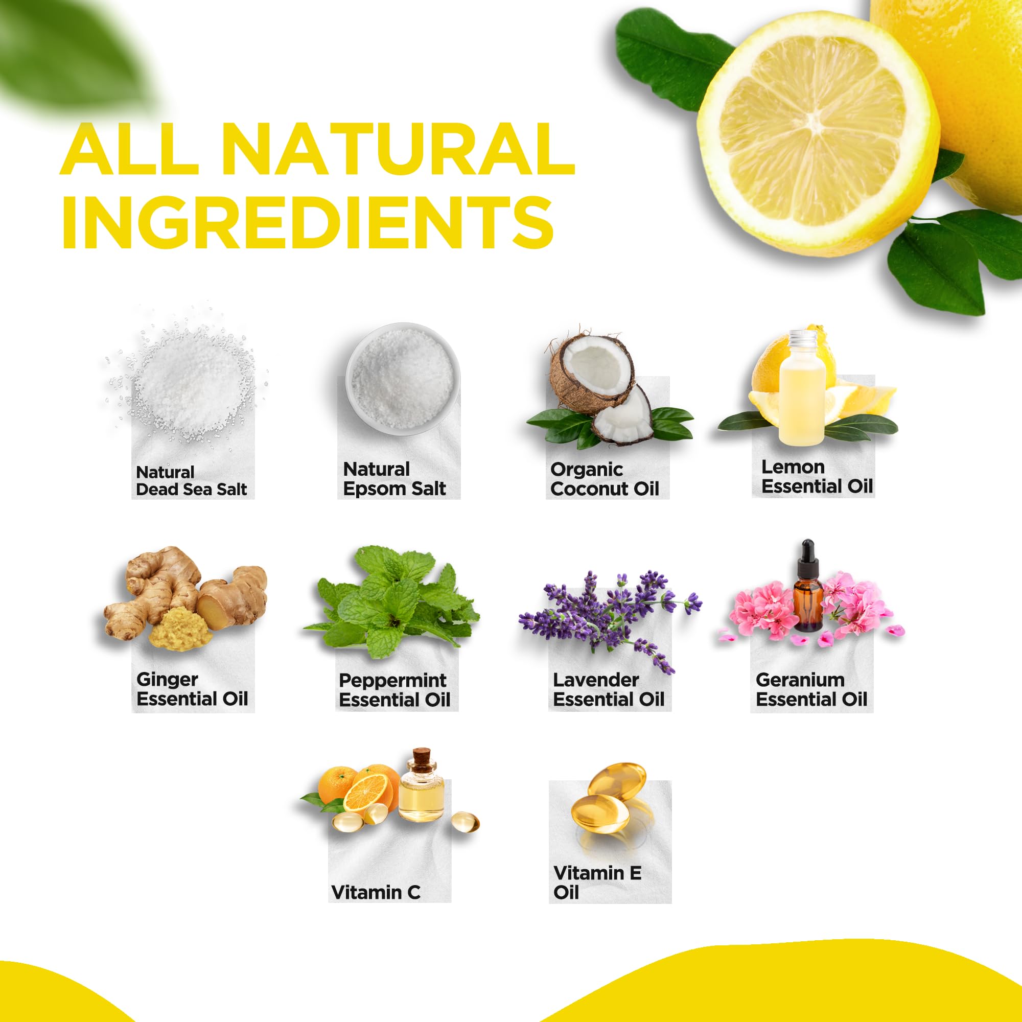 Daily Remedy Citrus Detox Foot Soak with Epsom Salt | Foot Care Pedicure | Made in USA