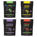 DAILY REMEDY Foot Soak Salts - 4-Pack Variety: Tea Tree, Muscle Relief, Lavender & Citrus | Made in USA