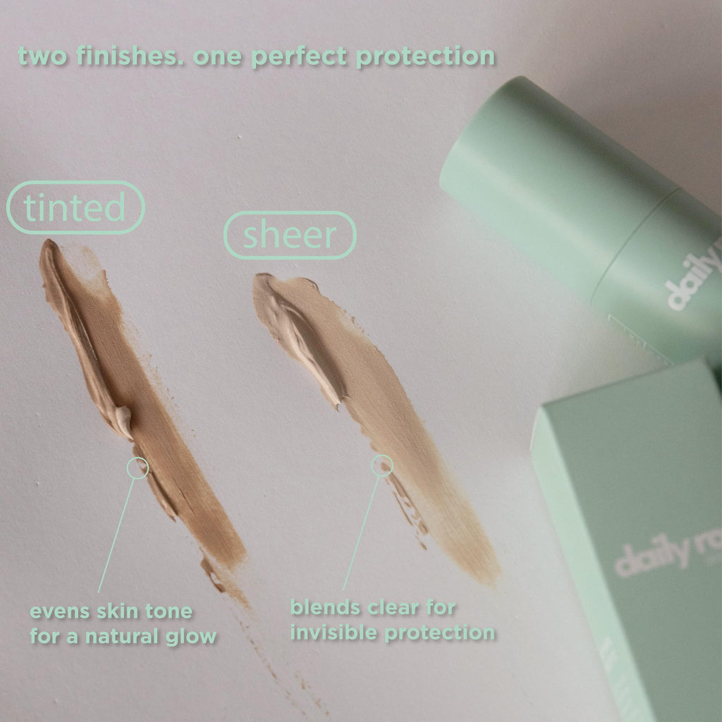 DailyRou Daily Mineral Sunscreen SPF 50 – Sheer, Lightweight, Tinted, Reef-Safe & Vegan