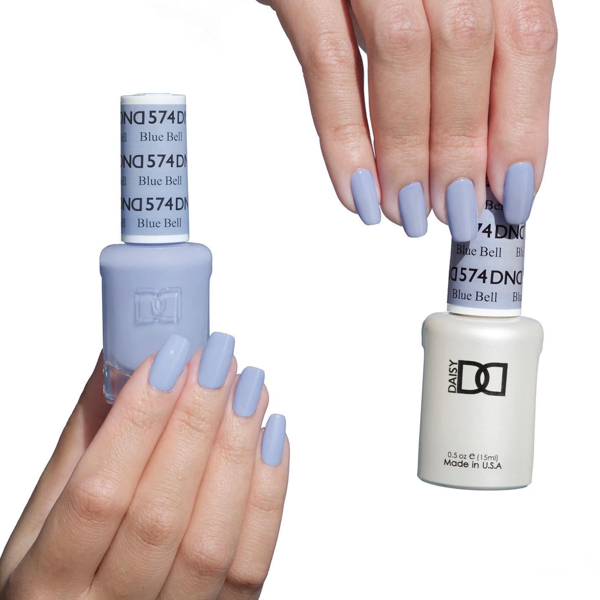Daisy DND Gel Polish Set – Blue Collection, Rock n Blue Duo (0.5 fl oz each)