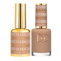 DAISY DND DC Gel Polish Set – Deep Nude Collection, Freckle 312 Duo (Gel + Lacquer, 0.5 fl oz each)