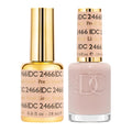 Daisy DND DC Gel Polish Set – Fresh Linen 2466 Sheer Gel & Matching Air Dry Lacquer Duo
