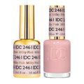 DAISY DND DND DC Gel Polish Set Milky Pink 2461 – Gel Polish + Air Dry Lacquer Duo (0.5 fl oz each)
