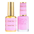 Daisy DND DC Gel Polish Set – Blossom Pink Collection | Gel Polish + Matching Lacquer, 0.5 fl oz Each
