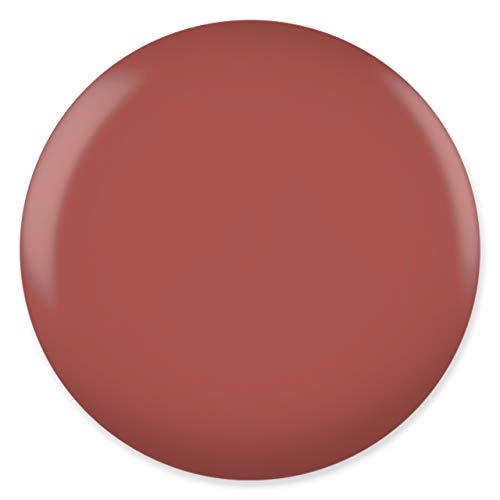 DAISY DND DC Gel Polish Set – Sandy Brown 040, UV/LED Gel + Air-Dry Lacquer, Chip-Free Duo
