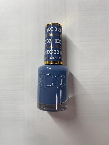 Daisy DND DC Gel Polish Set - Blue Collection, UV/LED Gel Polish & Air Dry Lacquer, 0.5 Fl Oz