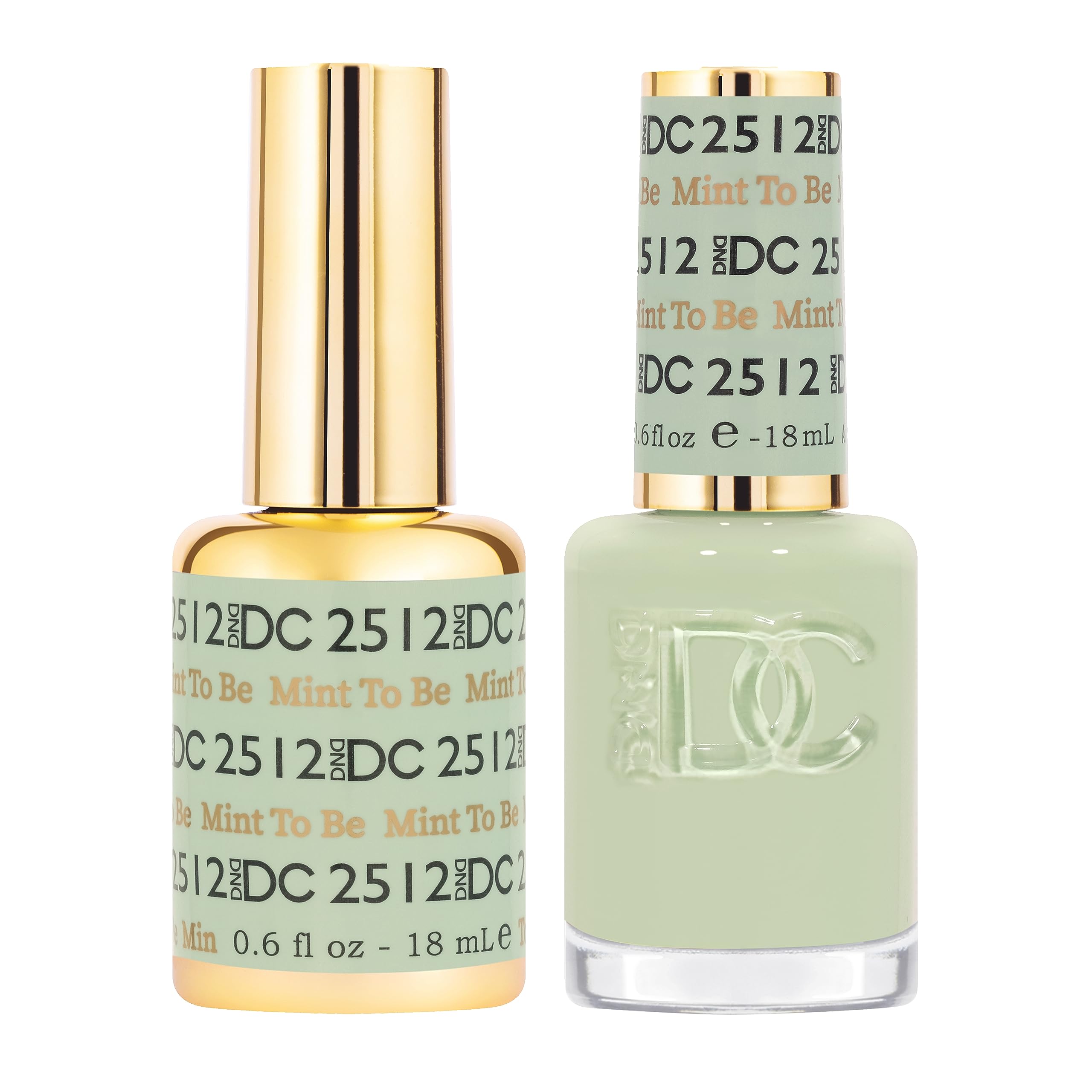 DAISY DND DC Gel Polish Set – Free Spirit Collection Mint To Be 2512 (0.5 fl oz) | Gel Polish & Air Dry Lacquer Duo