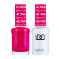 DND Gel Polish Set – Pink Collection, 642 Magenta Aura | Gel + Lacquer Duo 0.5 fl oz