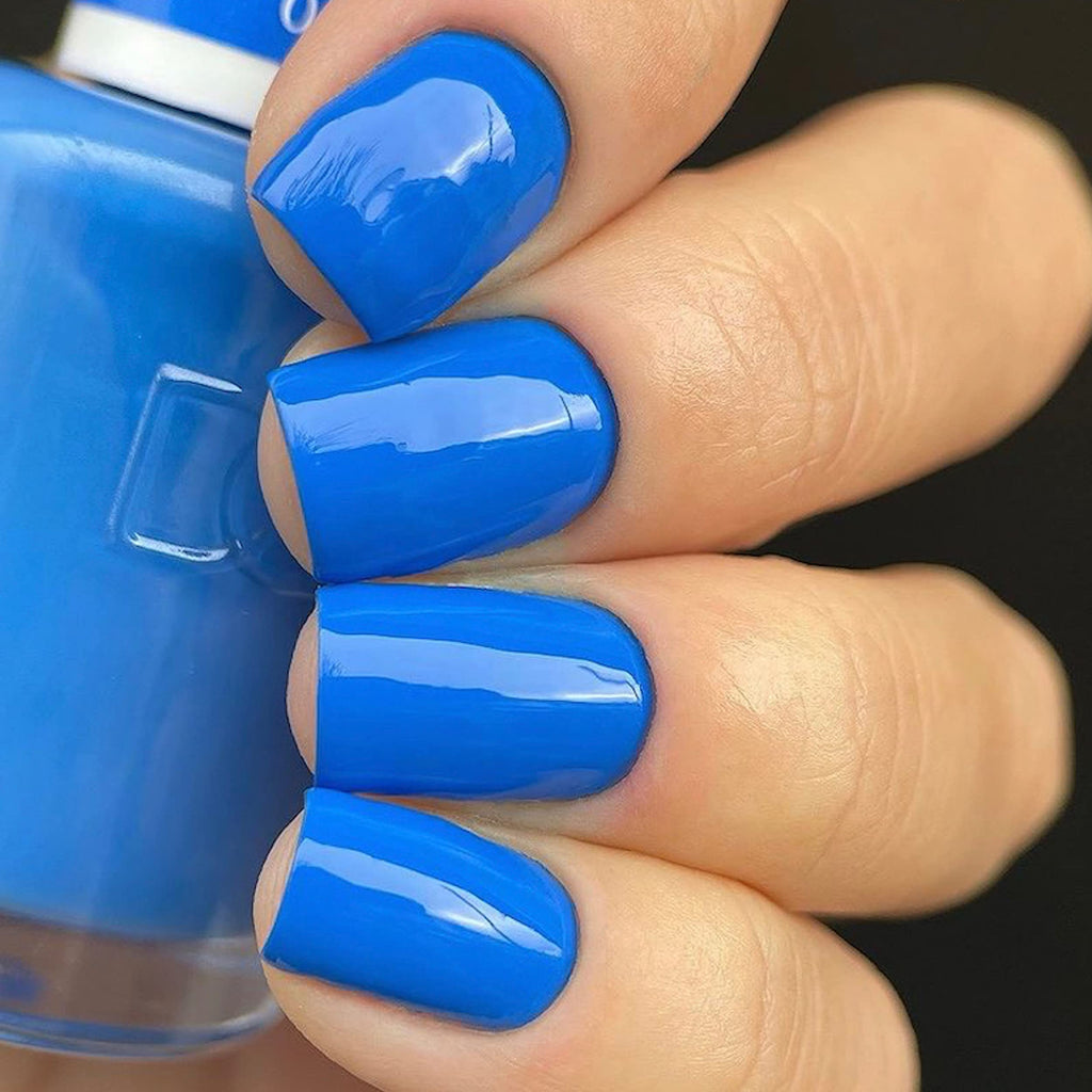 DAISY DND Rock n Blue Gel Polish Set – UV/LED Gel Polish & Air Dry Lacquer Duo, 0.5 Fl Oz Each