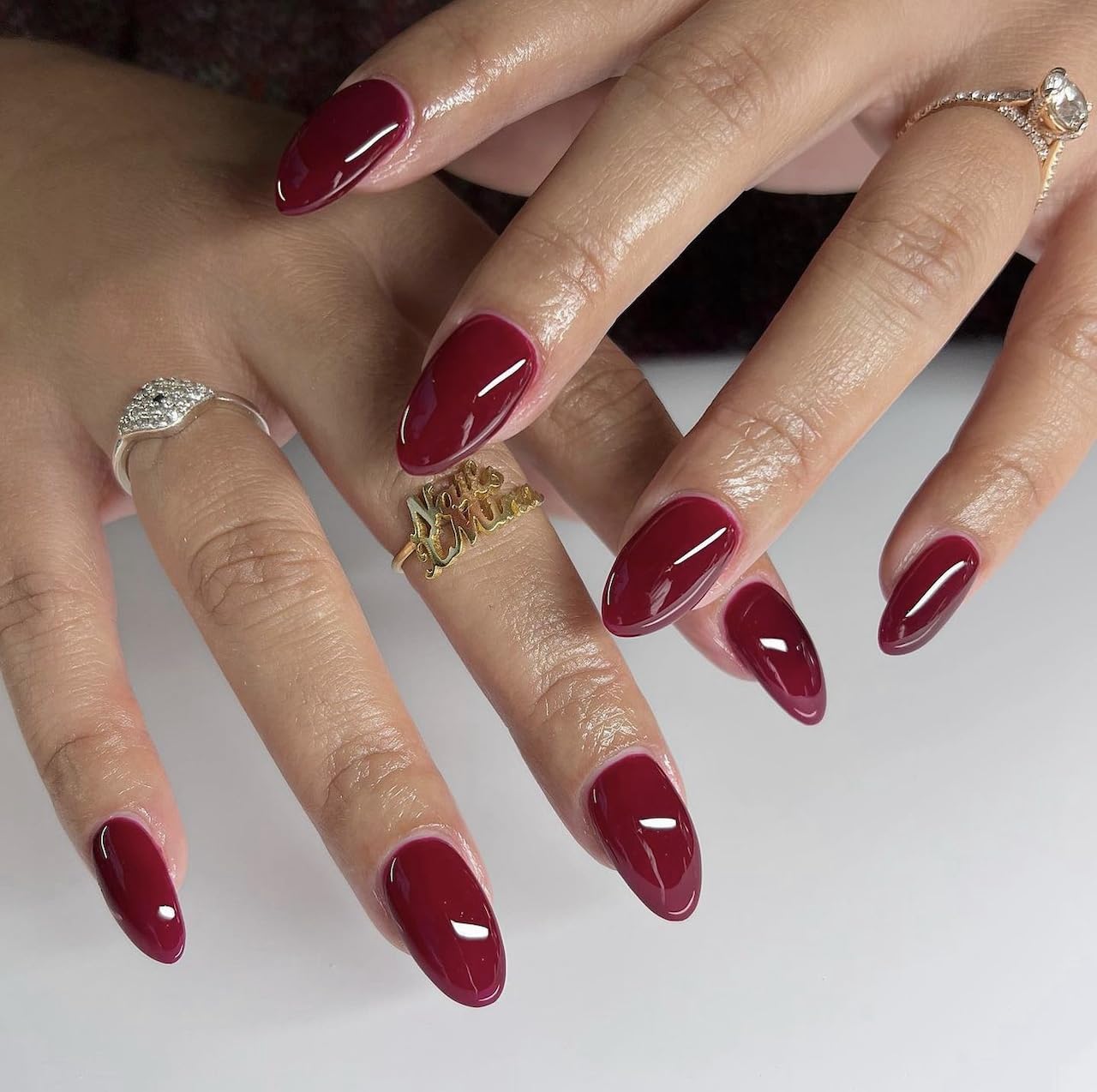 DAISY DND DND DC Gel Polish Set: Wineberry Red Collection (0.5 fl oz) – Chip-Free Duo
