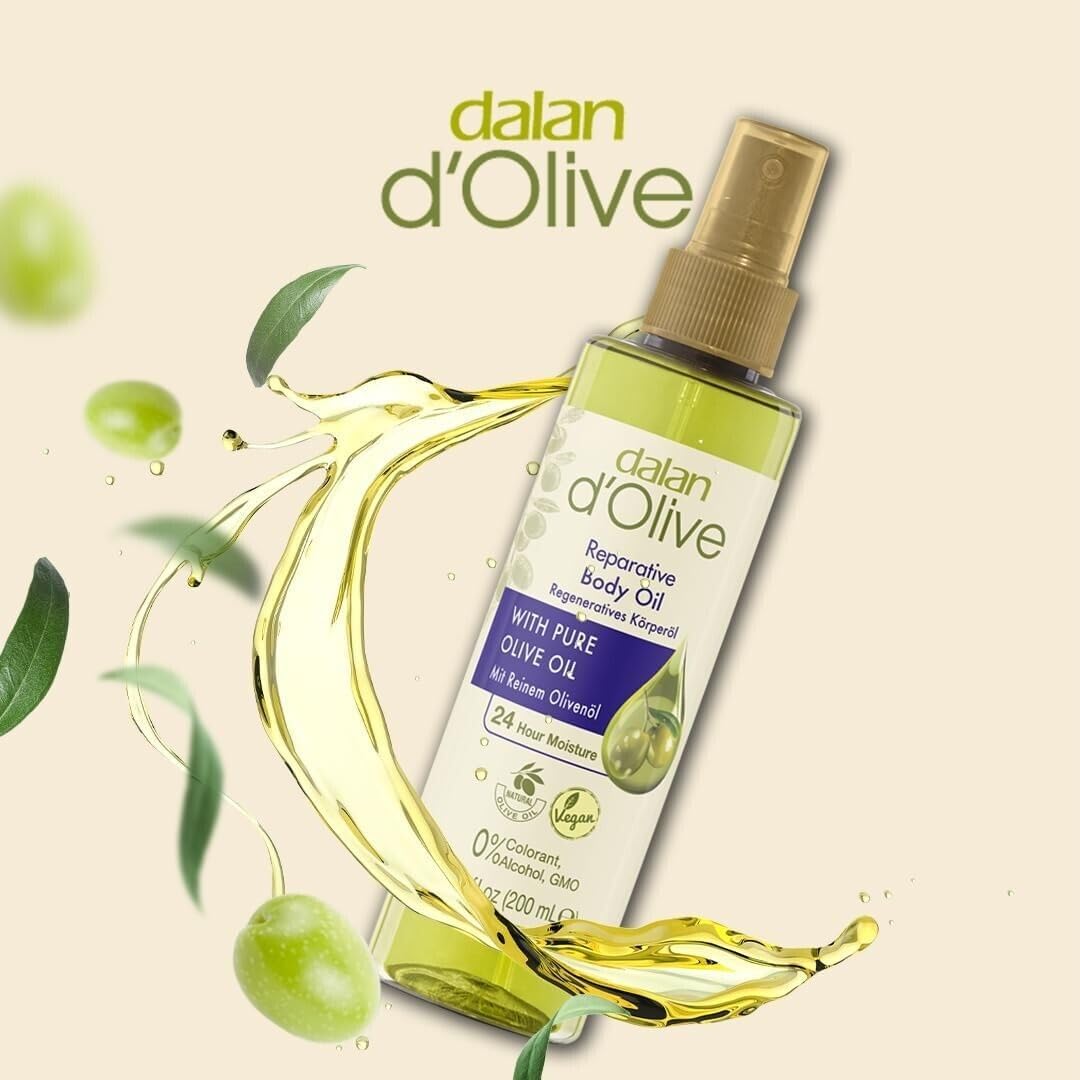 Dalan d'Olive Olive Oil Body Oil | Nourishing Olive & Sesame Oil for Skin