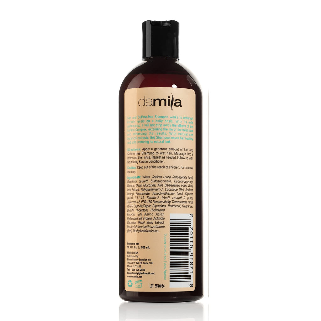 damila Salt & Sulfate Free Shampoo for Keratin & Color-Treated Hair - 16.9 fl oz