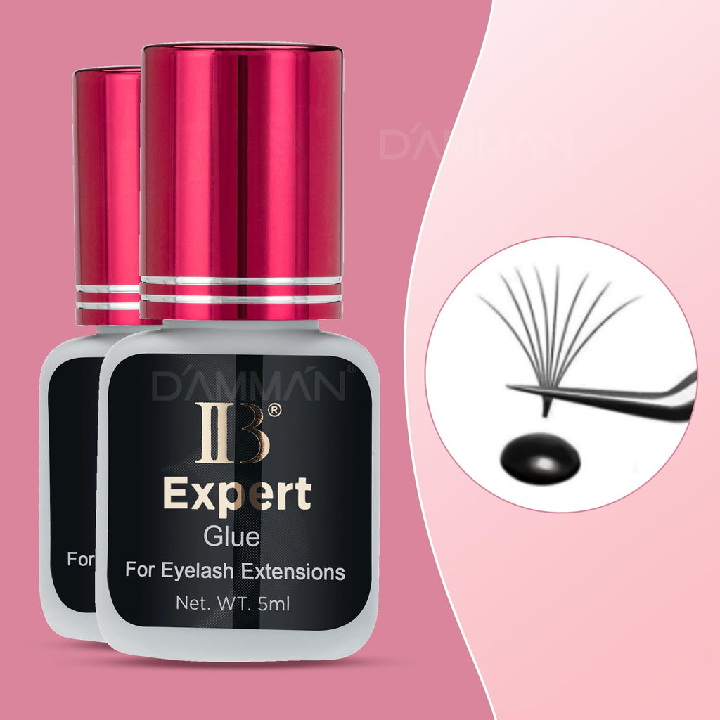 DAMMAN One Bottle 5ml IB Expert Glue – Fast-Drying Eyelash Extension Adhesive, No Fume No Odor
