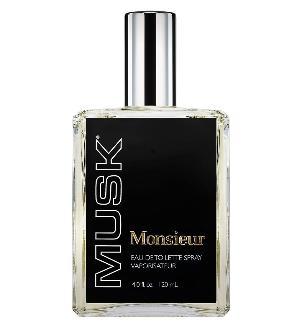 Dana Monsieur Musk for Men Cologne Spray - 4 Oz | Premium Fragrance