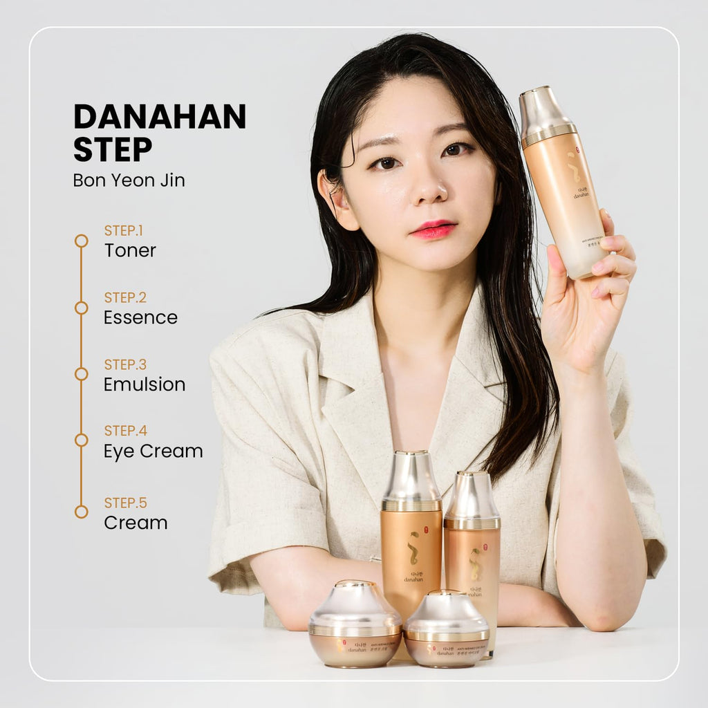 Danahan Bon Yoen Jin Toner & Emulsion 2pc Set – 160ml Each | Hydrating Korean Skincare
