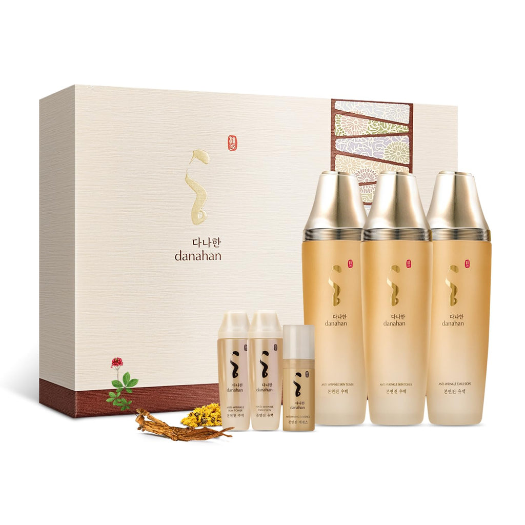 Danahan Bon Yoen Jin Toner & Emulsion 2pc Set – 160ml Each | Hydrating Korean Skincare