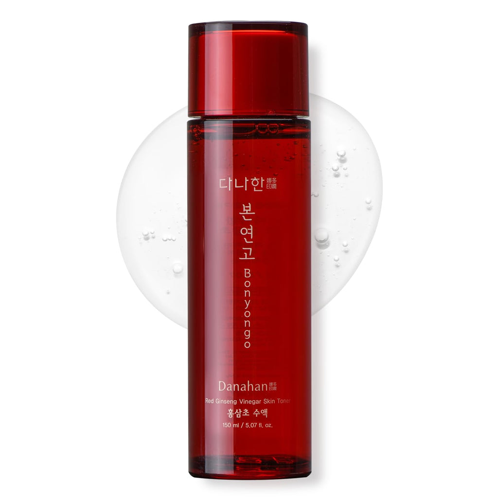 Danahan Bonyongo Red Ginseng Vinegar Toner – Rich Essence for Dry & Mature Skin | 6-Year Fermented Ginseng & pH Balance