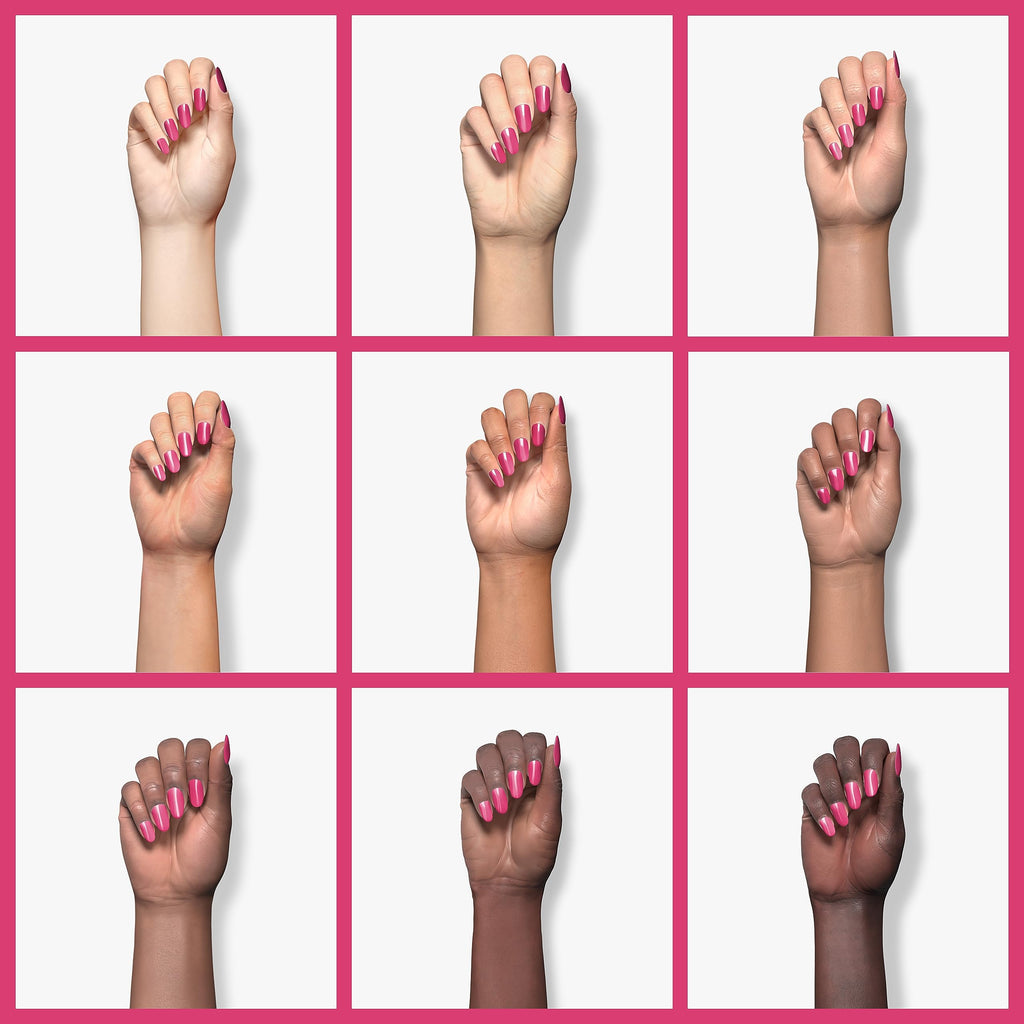 daniPro Doctor Formulated Nail Polish – Hot Pink | Undecylenic Acid, Biotin & Vitamins A & E, 4-Free, Quick-Dry, Made in USA