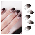 DANNI & TONI Semi Cured Gel Nail Strips – Black Transparent Ombre