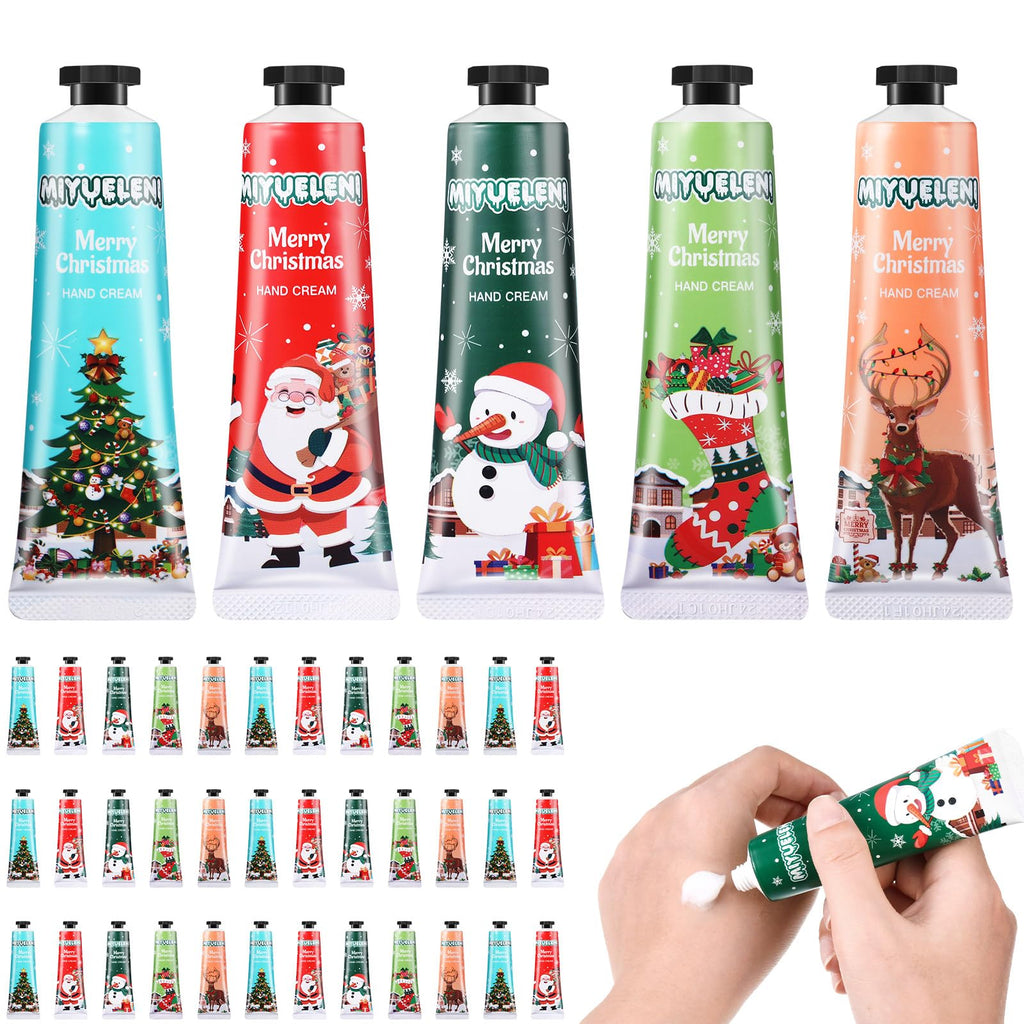 Dansib 36-Piece Christmas Hand Cream Gift Set – Nourishing, Travel-Ready Moisturizers