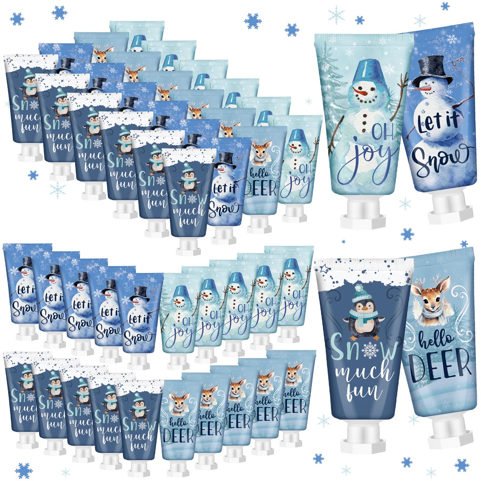 Dansib 48 Winter Hand Cream Set – Travel-Size Moisturizers for Dry Skin