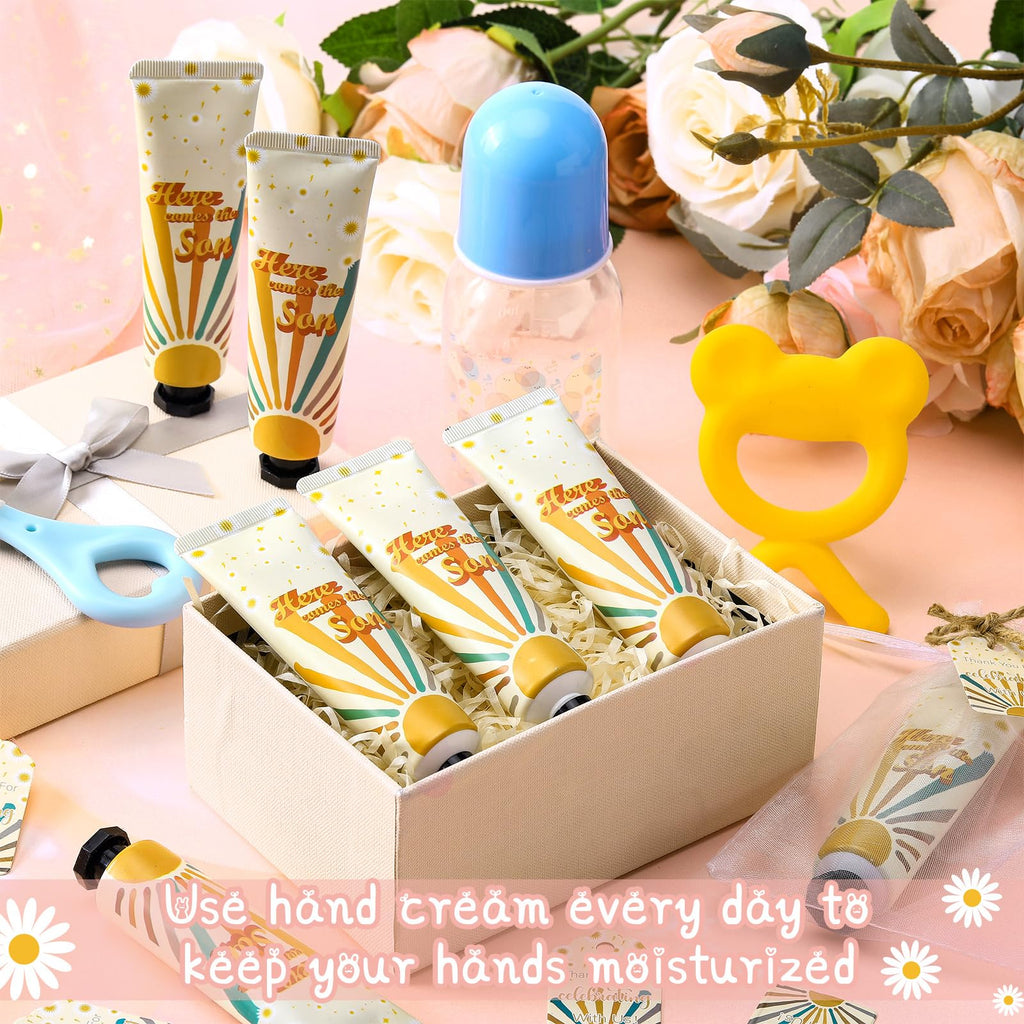 Dansib 48-Set Baby Shower Hand Cream Gifts for Guests – Here Comes the Son