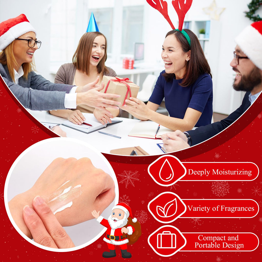 Dansib 24-Piece Christmas Hand Cream Gift Set – Moisturizing Fragranced Lotions