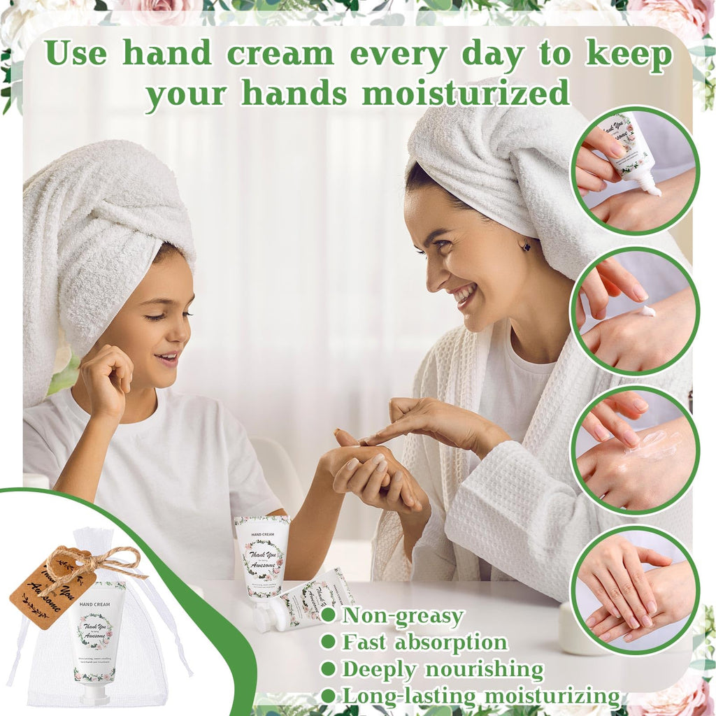 Dansib 24-Pack Mini Hand Lotion Gift Set – Elegant Gratitude-Themed Travel-Size Hand Creams