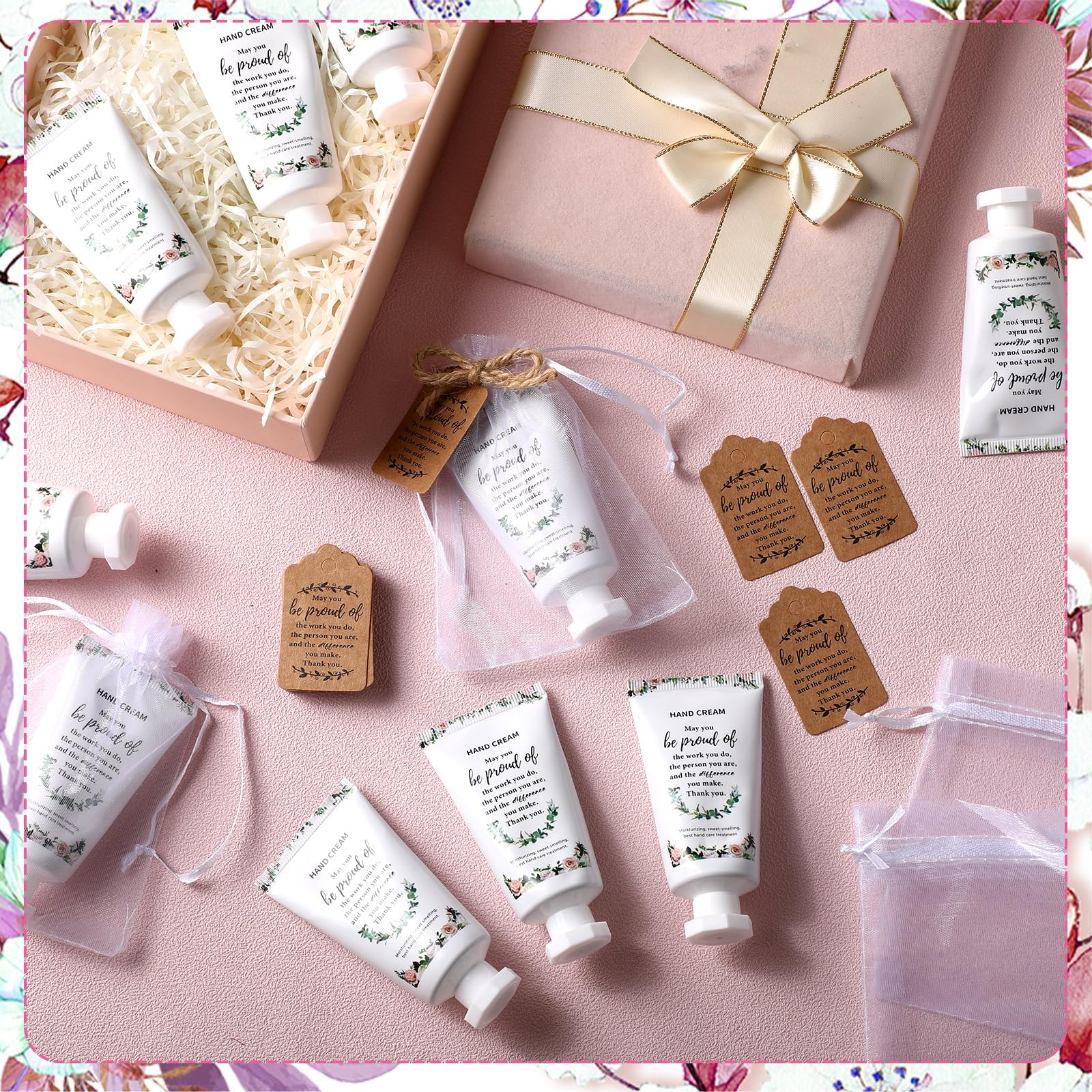 Dansib 24-Set Hand Cream Gift Box – Gratitude Theme Travel Size Moisturizers
