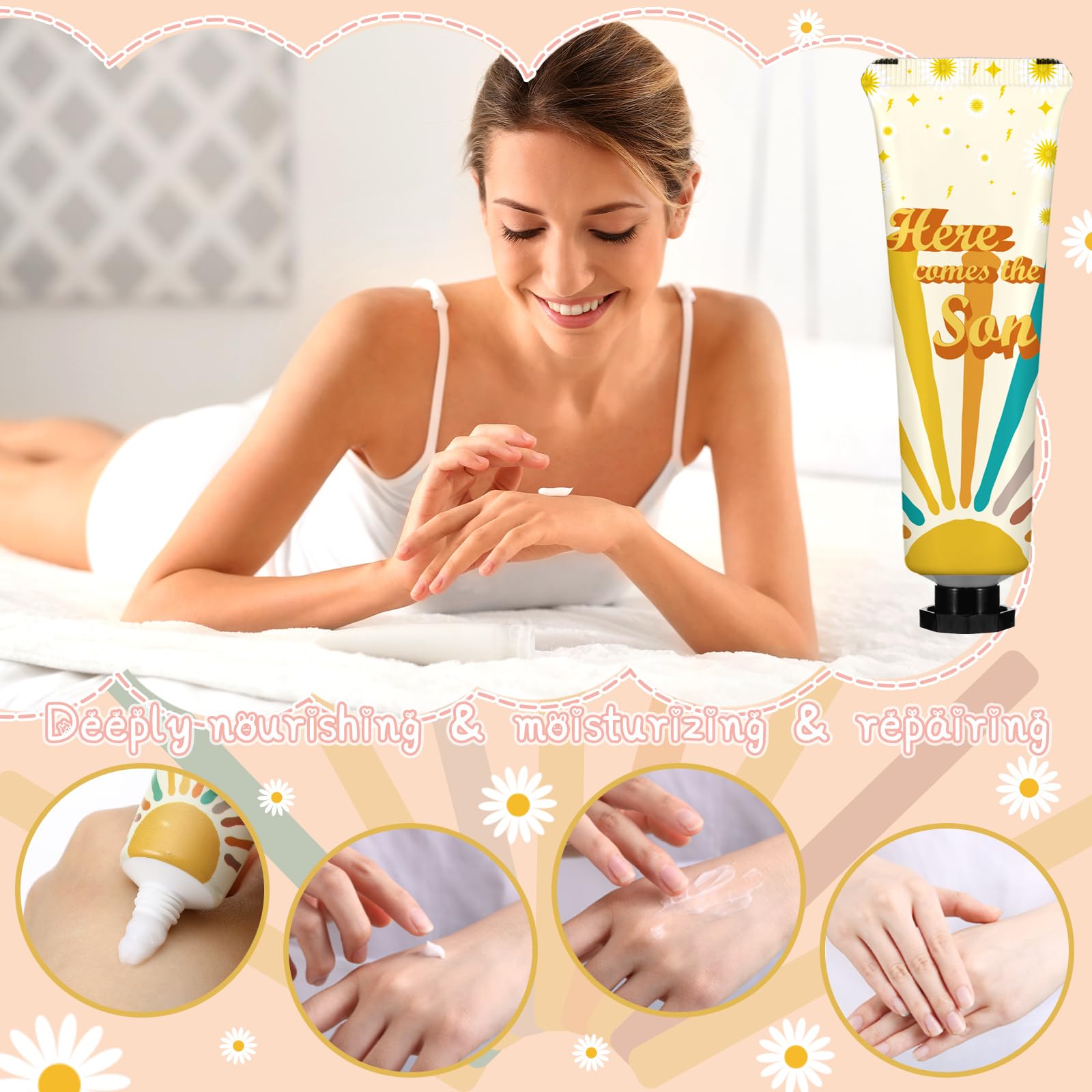 Dansib 48-Set Baby Shower Hand Cream Gifts for Guests – Here Comes the Son