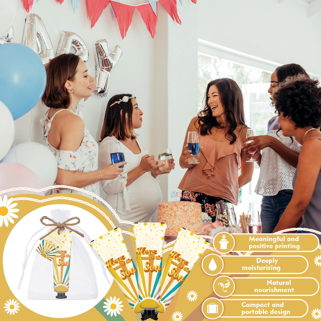 Dansib 48-Set Baby Shower Hand Cream Gifts for Guests – Here Comes the Son
