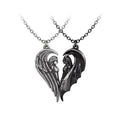 Couple Necklace Angel Demon Magnetic Gothic Set