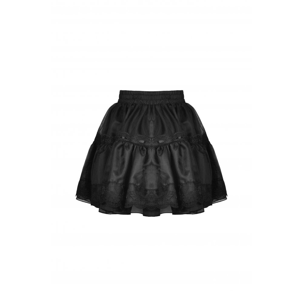Dark in Love Fringilla Mini Skirt